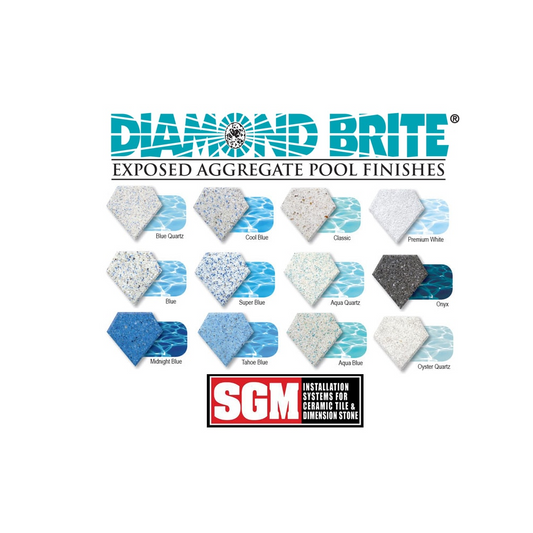 Midnight Blue Diamond Brite® Exposed Aggregate Pool Finish