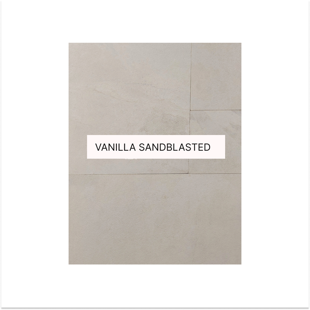 VANILLA SANDBLASTED - MARBLE