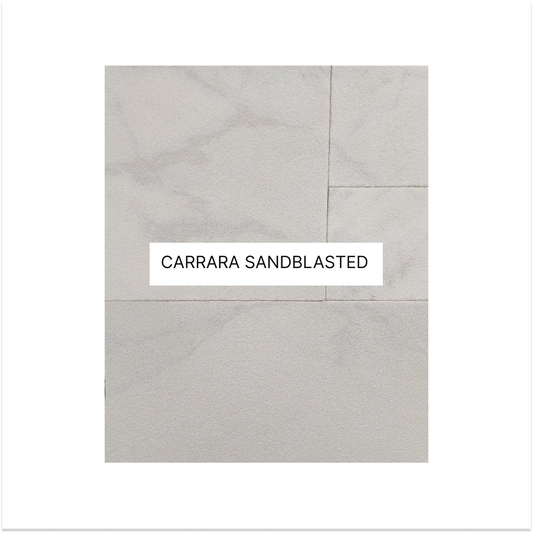 CARRARA SANDBLASTED - MARBLE