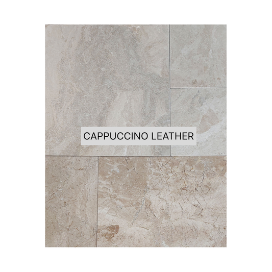 CAPPUCCINO LEATHER - MARBLE