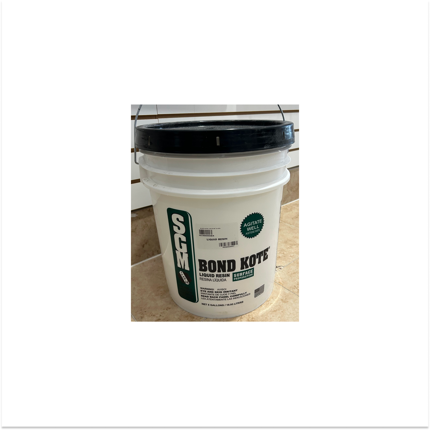 SGM BOND KOTE LIQUID RESIN 5 GL - BOND KOTE LIQUID RESIN