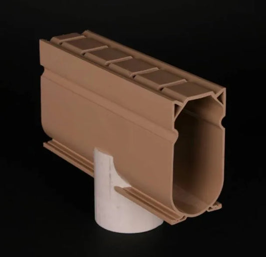 CHANNEL DRAIN DOWN ADAPTER TAN - CDDAT