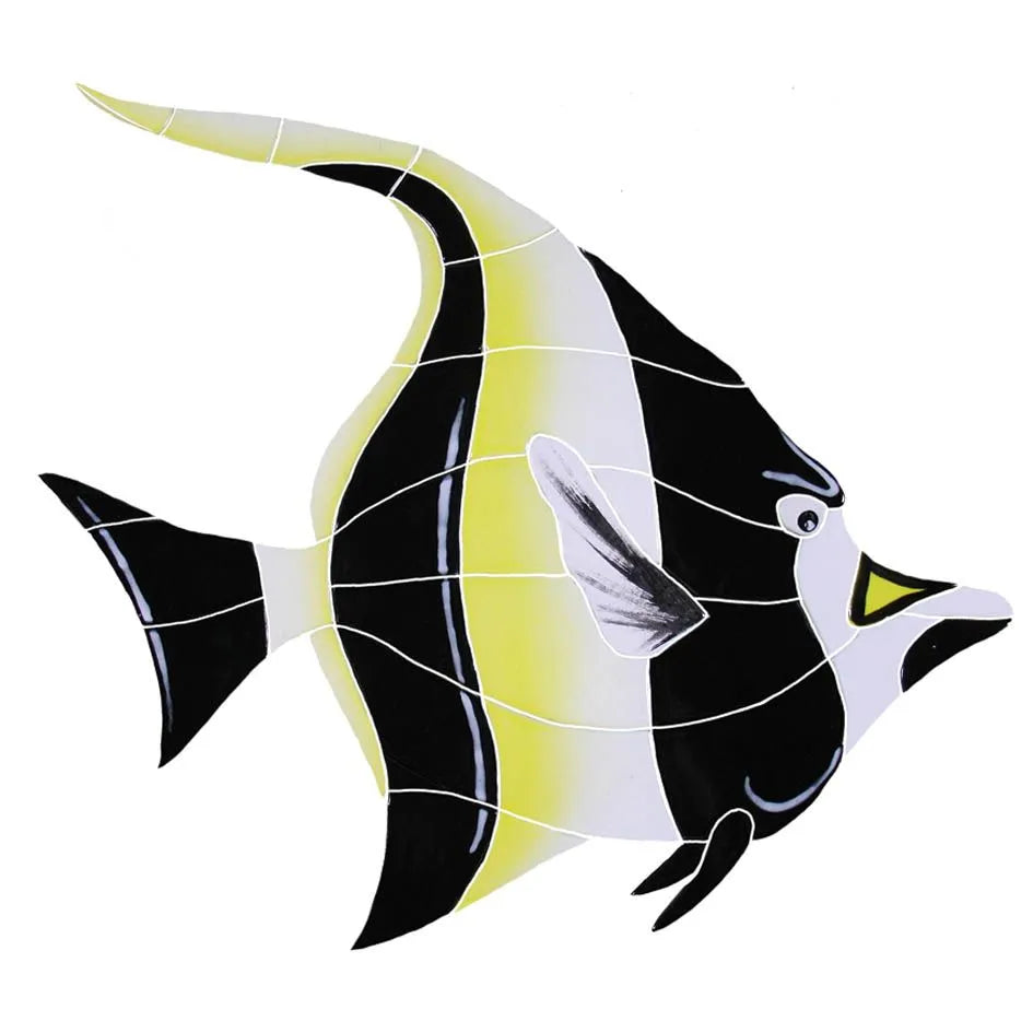 GLASS TILE MOORISH IDOL FISH FIGURE - MIDMCOOM