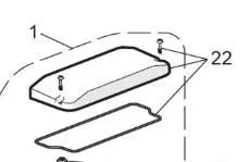 ZODIAC FLOPRO VS 2.7 LID GASKET W/ SCREW - R0851400